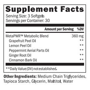 dōTERRA MetaPWR Softgels